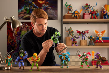 Masters of the Universe Mattel Origins Turtles of Grayskull Action Figure & Accessories Stealth Ninja He-Man Collectible Toy with 16 Joints TMNT & Motu Crossover