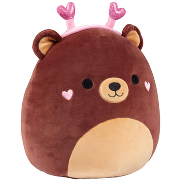 Squishmallows Original 10" Omar Teddy Bear - Soft Brown Plush Stuffed Animal - 2025 Limited Edition - Ideal Gift for Kids