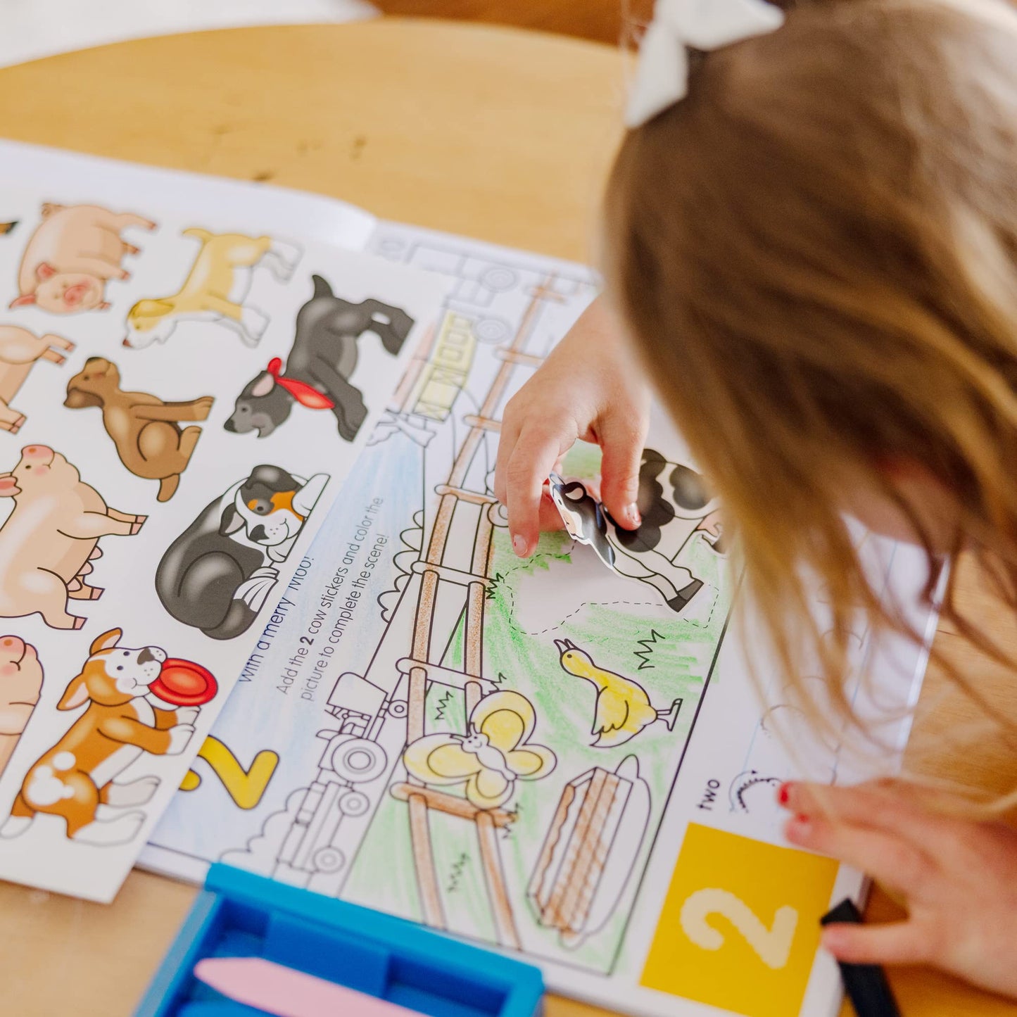 Melissa & Doug Numbers Coloring and Sticker Activity Pad