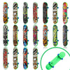 Sosation 18 Pcs Mini Finger Skateboard Christmas Party Gift Favors Mini Skateboards Novelty Fingerboard Decorations Fingertips M