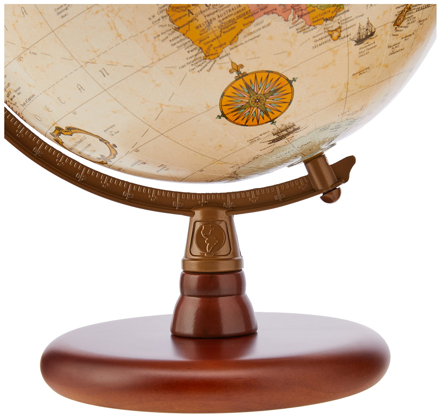 Replogle Globes Quincy Globe, Antique English, 9-Inch Diameter