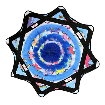 Mougee Mini Star Flow Star - 20'' Diameter - Smaller Size For Smaller Hands And Easier Spinning (Unicorns)
