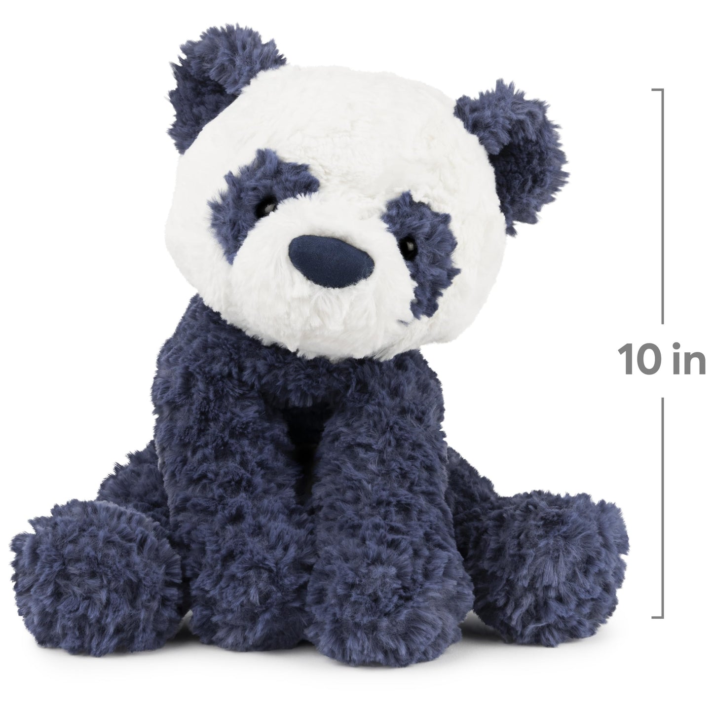 Gund Cozys Collection Panda, Panda Bear Stuffed Animal, Plush Toy For Ages 1 And Up, Navy Blue, 10