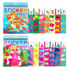 Crafts For Kids Ages 4-8 Sticker Paint Books, Princess And Mermaid Sticker Book Stickers For Kids Girls Birthday Easter Party Favor, Road Plane Travel Activity Books(Princess-Mermaid)