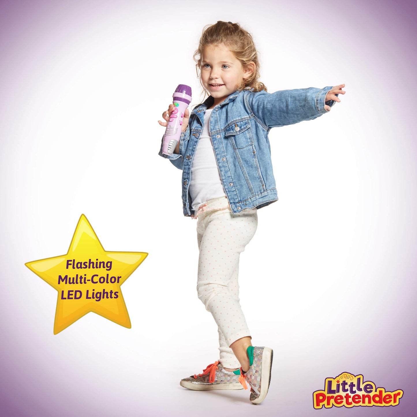 Kids Karaoke Microphone - Voice Changer Toys With 15 Pre-Installed Nursery Rhymes For Toddlers & Kid Age 3-5 - Bluetooth Microphones For Singing - Toddler Microphone For Ages 3 4 5 6 7 8 9+ Years Old
