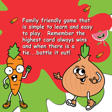 Blakruut Games Fruit War, A Family Friendly Game That Is A Twist On The Classic Game Of War, With Quicker Game Play, Intense Bat