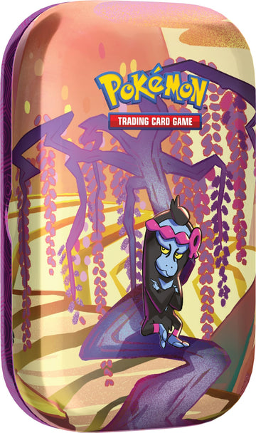 Pok  Mon Tcg: Scarlet & Violet-Shrouded Fable Mini Tin - Munkidori (2 Booster Packs & 1 Sticker Sheet)