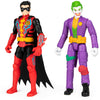 DC Comics Batman 4-inch Robin and The Joker Action Figures for Boys with 6 Mystery Accessories Kids Toys for Boys Aged 3 and up