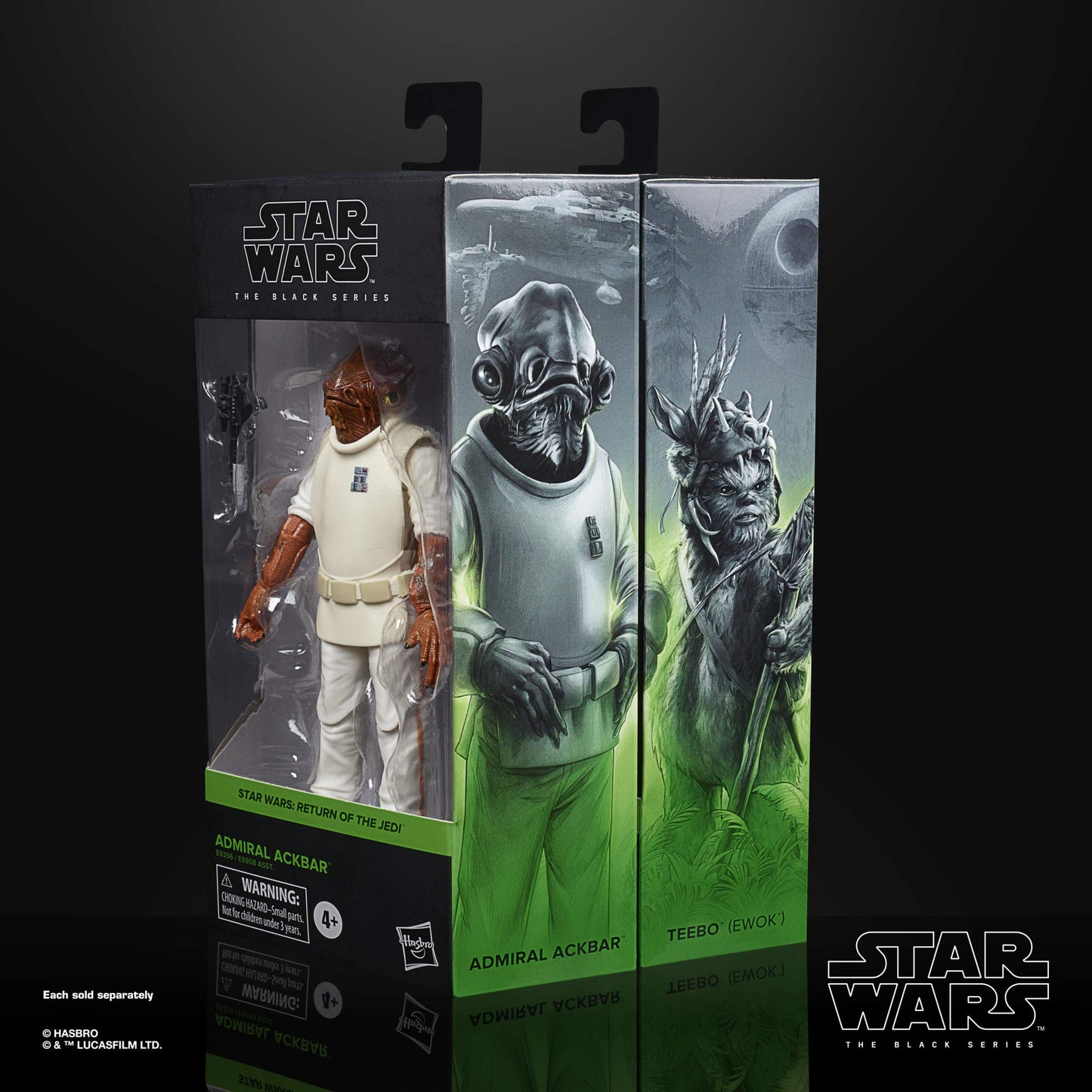 STAR WARS The Black Series Admiral Ackbar 6-Inch Action Figure, Kids 4+, E9356, Black