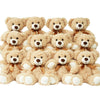 Lelelong 12 Pack Teddy Bears Bulk 13.5 Inch Small Teddy Bear Stuffed Bears For Baby Shower Centerpiece Decorations For Christmas