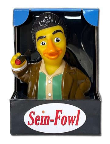 Celebriducks - Sein-Fowl - Floating Rubber Ducks - Collectible Bath Toy Gift For Kids & Adults Of All Ages