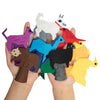 Felt Color Brown Bear Finger Puppets, 9pcs Feeling Sorting Red Bird, Yellow Duck, Green Frog, White Dog, Goldfish, Purple Cat, B