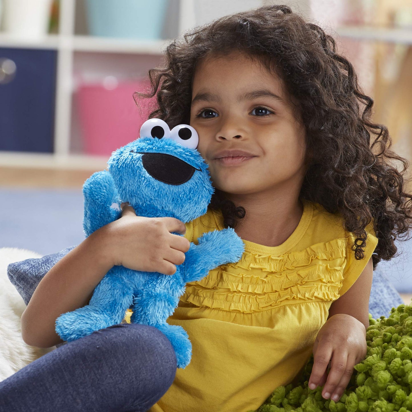 Sesame Street Little Laughs Tickle Me Cookie Monster, Talking, Laughing 10-Inch Plush Toy For Toddlers, Kids 12 Months And Up