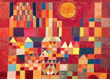 Eurographics Castle And Sun By Paul Klee 100-Piece Puzzle, Multi
