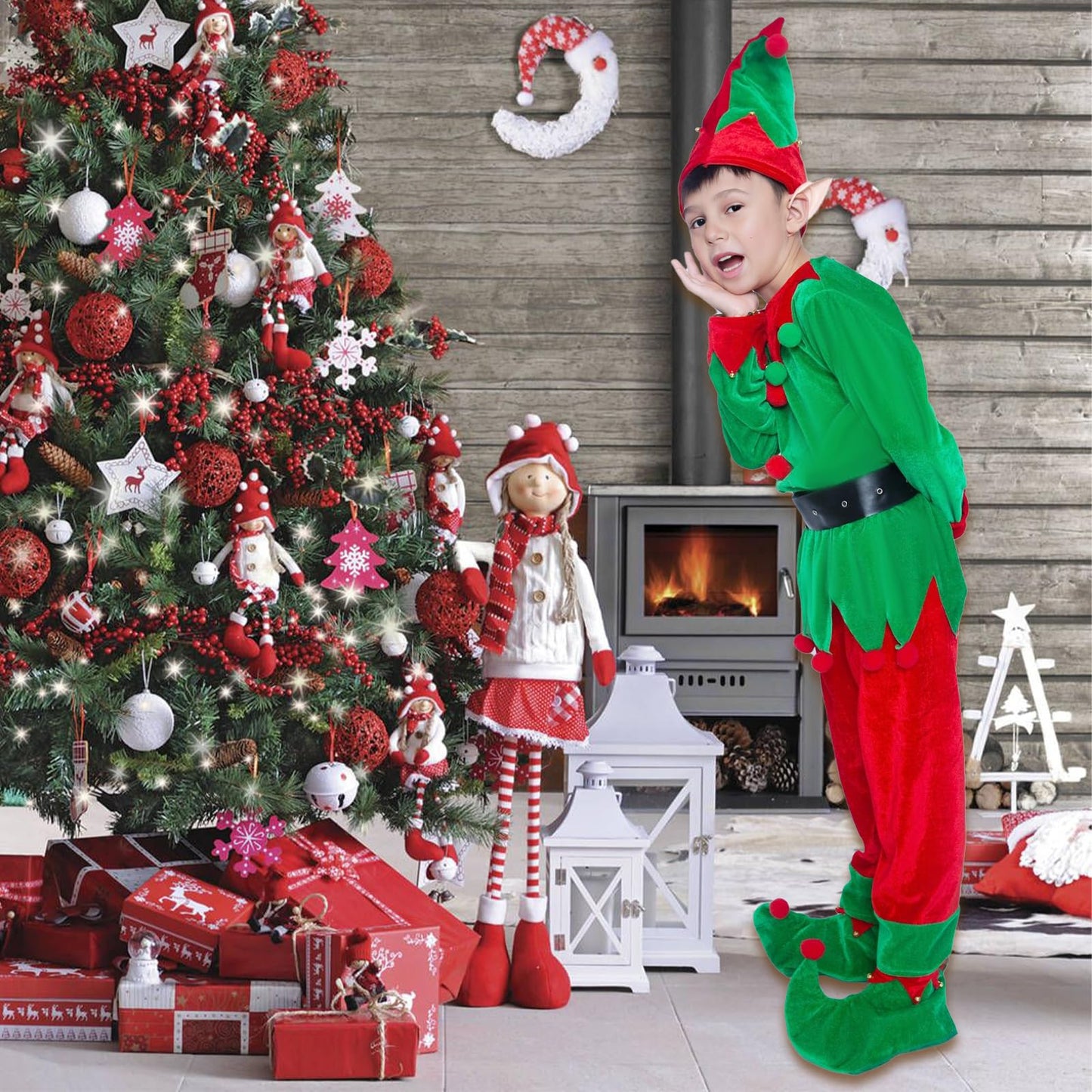 Kllouze Elf Costume Kids (S)