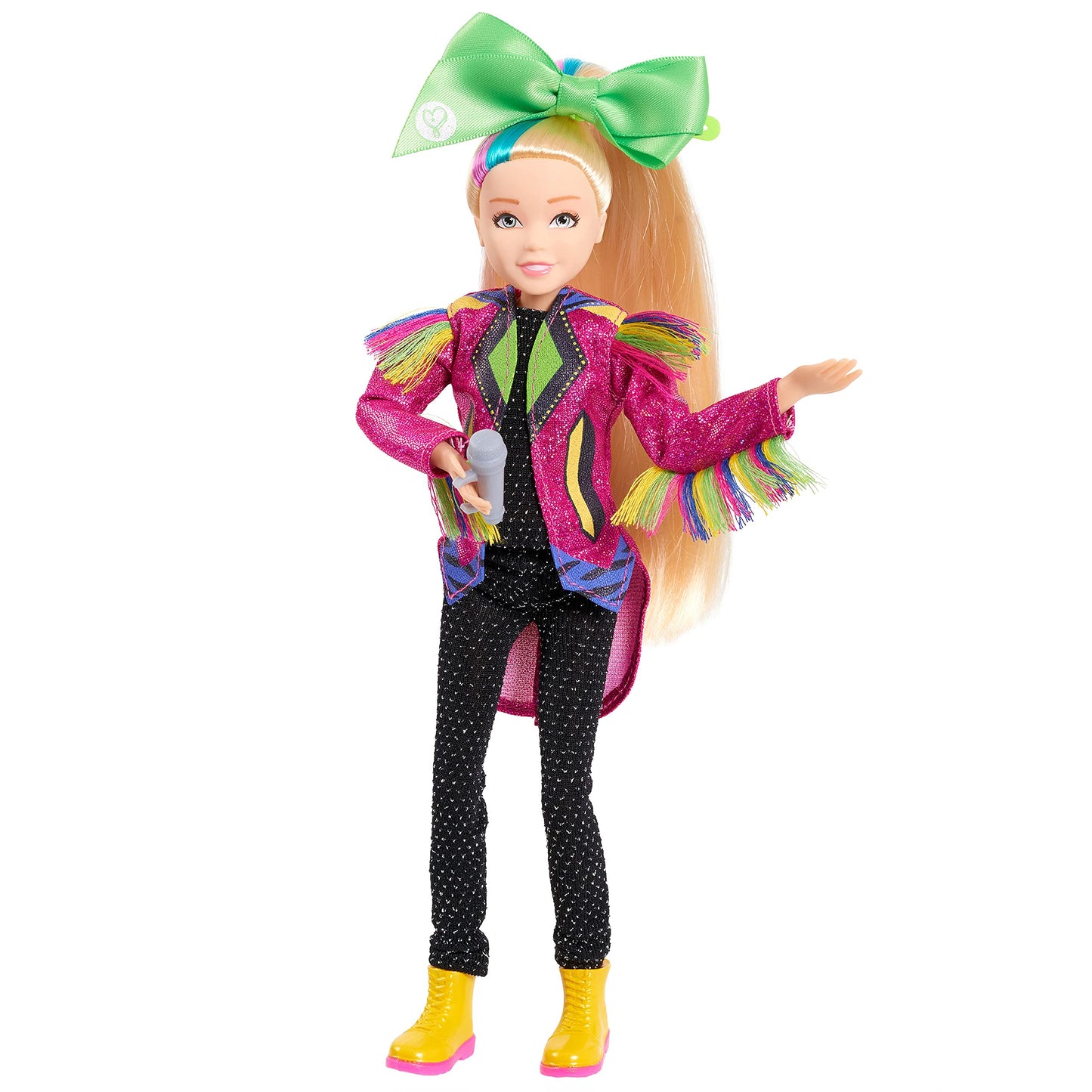 Jojo Siwa 10 Inch Singing Doll, Sings Hit Song Titled 'Non-Stop', Pink Jacket With Rainbow Fringe, Kids Toys For Ages 6Up By Just Play