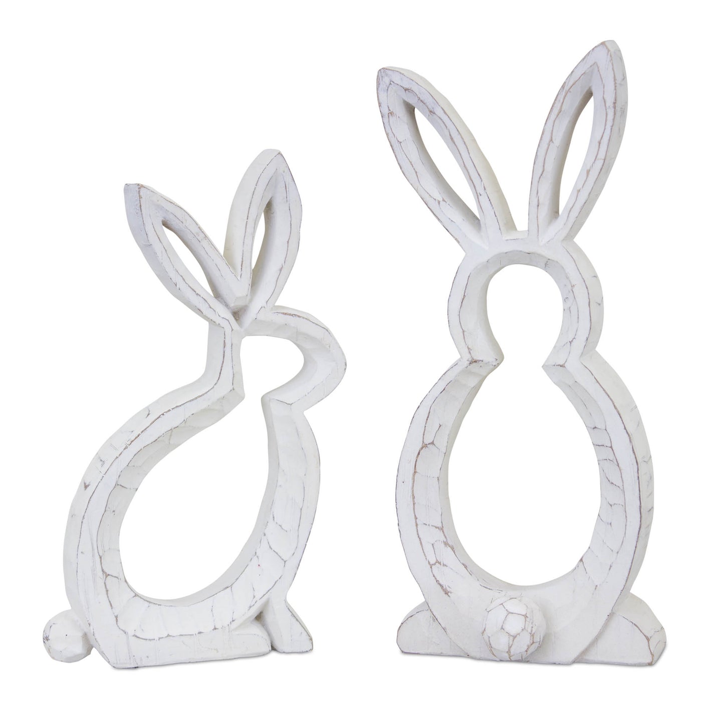 Bunny Outline Decor (Set Of 2)