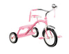 Radio Flyer Classic Pink Dual Deck Tricycle - Alloy Steel, 10-12 inches, Model 33P, Perfect for Kids