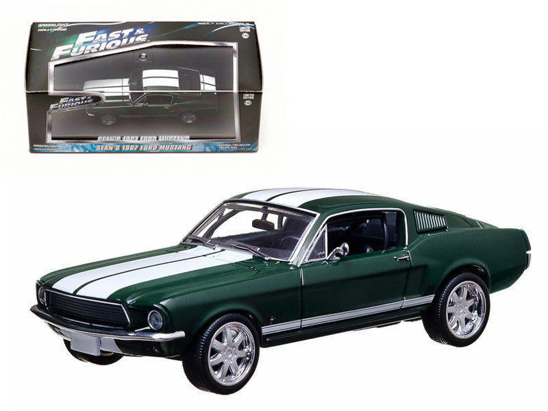 Seans 1967 Ford Mustang The Fast And The Furious Movie (2006) Tokyo Drift 1/43 Diecast Car Model By Greenlight