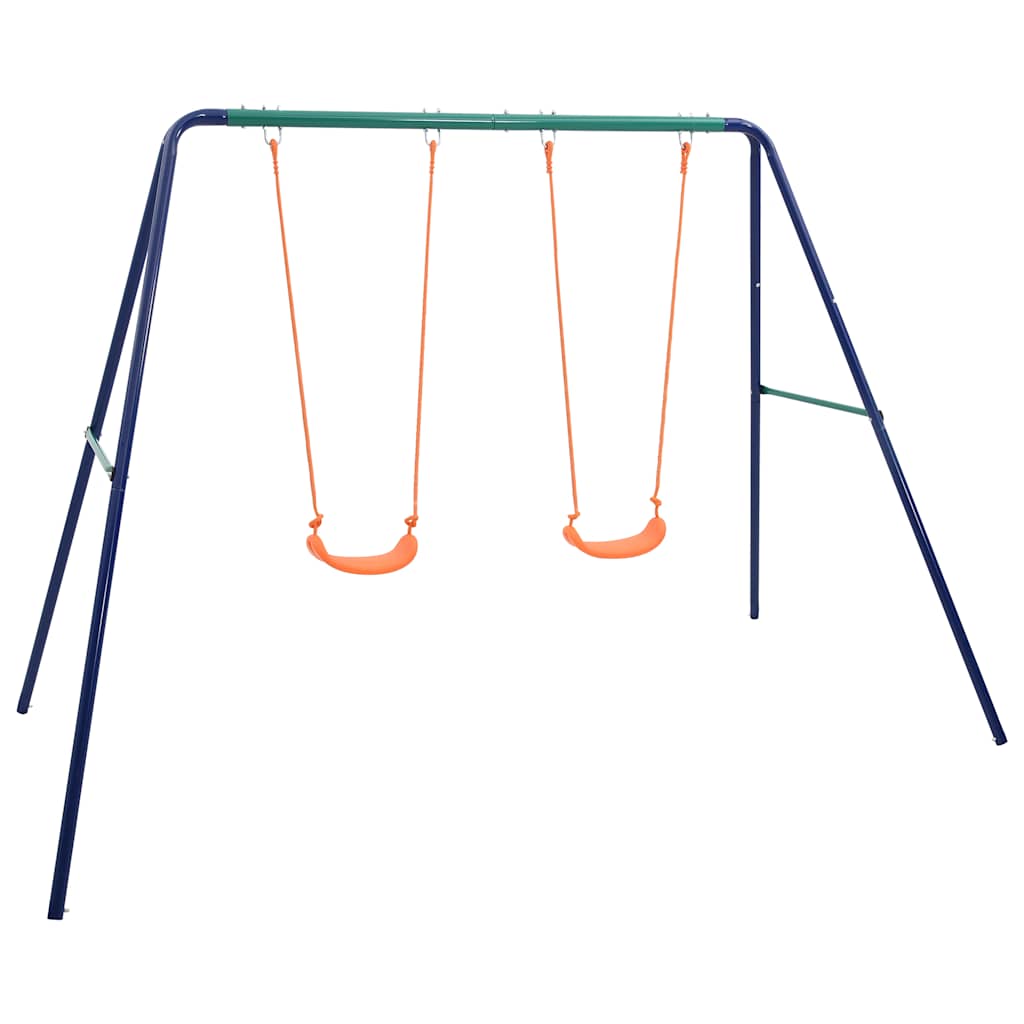 Vidaxl Swing Set With 2 Seats Steel
