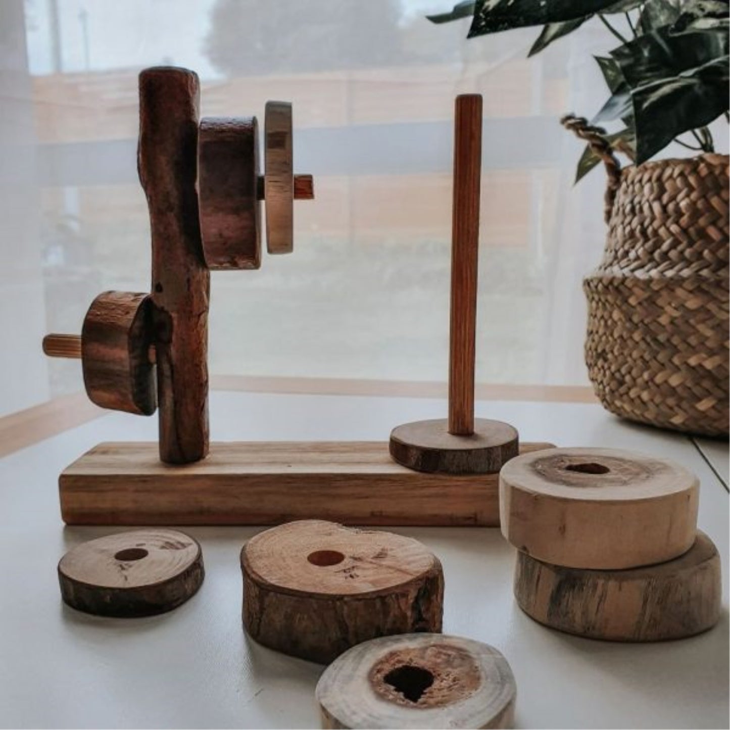 Qtoys Australia Montessori Horizontal And Vertical Stacker