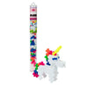 Plus Plus 3D Figure Building Block Set, Fun Stem Toys For Kids, 70 Interlocking Pieces - Unicorn Mini Maker Tube
