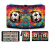Soccer Card Binder 900 Pockets - Soccer Card Binder with Sleeves Soccer Trading Cards Binder Collectible Trading Card Albums Organizer Case Fits 900 Cards with 50 Removable for Sports Game Cards