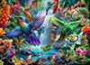 Hummingbirds Jigsaw Puzzle 1000 Piece by Vermont Christmas Company - Fully Interlocking & Randomly Shaped Pieces - 26 5/8 x 19 1/4