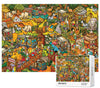 Jigsaw Puzzles for mature-themeds 1000 Pieces Animal Paradise Puzzle Cartoon Painting Challenging Puzzles for Family Activity Game Nights Gifts Fidget Stress Relief