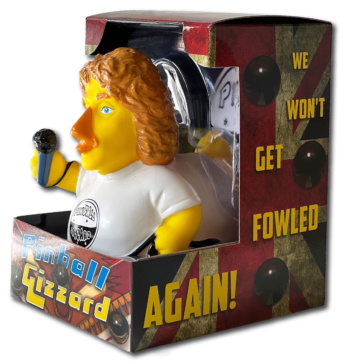 Celebriducks - Pinball Gizzard - Floating Rubber Ducks - Collectible Bath Toy Gift For Kids & Adults Of All Ages