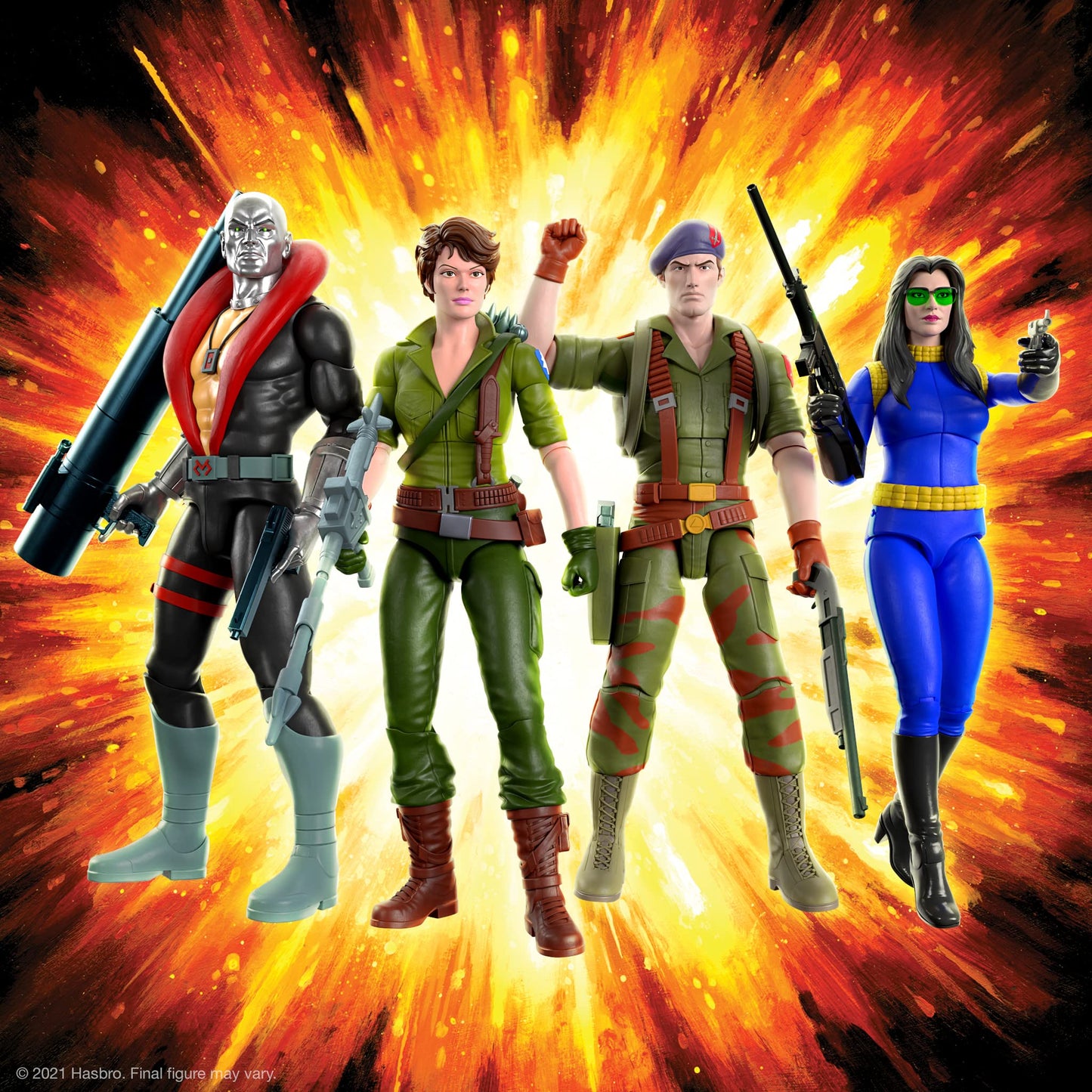 Super7 ULTIMATES! G.I. Joe Baroness - 7 G.I. Joe Action Figure with Accessories Classic Cartoon Collectibles and Retro Toys