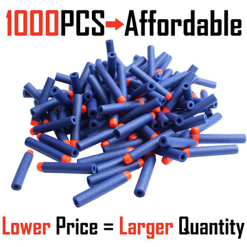 AMOSTING Nerf project pieces Refill Darts 1000PCS Bulk project pieces Pack for Nerf N-Strike advanced 2.0 Series - Compatible with All advanced Blasters Blue