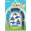 Perler Bead Shark Fuse Bead Activity Kit for Kids Crafts, 2004 pcs , Sharks , Small