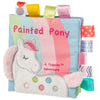 Mary Meyer Taggies Touch & Feel Soft Cloth Book With Crinkle Paper & Squeaker, 6 X 6-Inches, Painted Pony