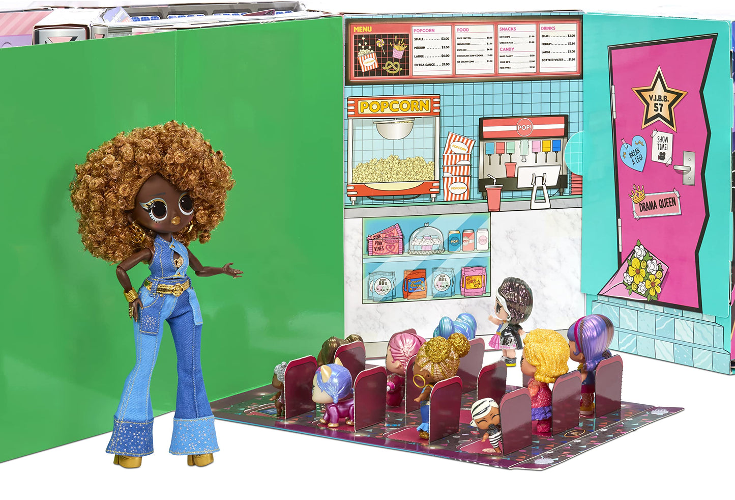 Lol Surprise Omg Movie Magic Studios With 70+ Surprises, 12 Dolls Including 2 Fashion Dolls, 4 Movie Stages, Green Screen & Accessories- Gift Toy For Girls Boys Ages 4 5 6 7+ Years