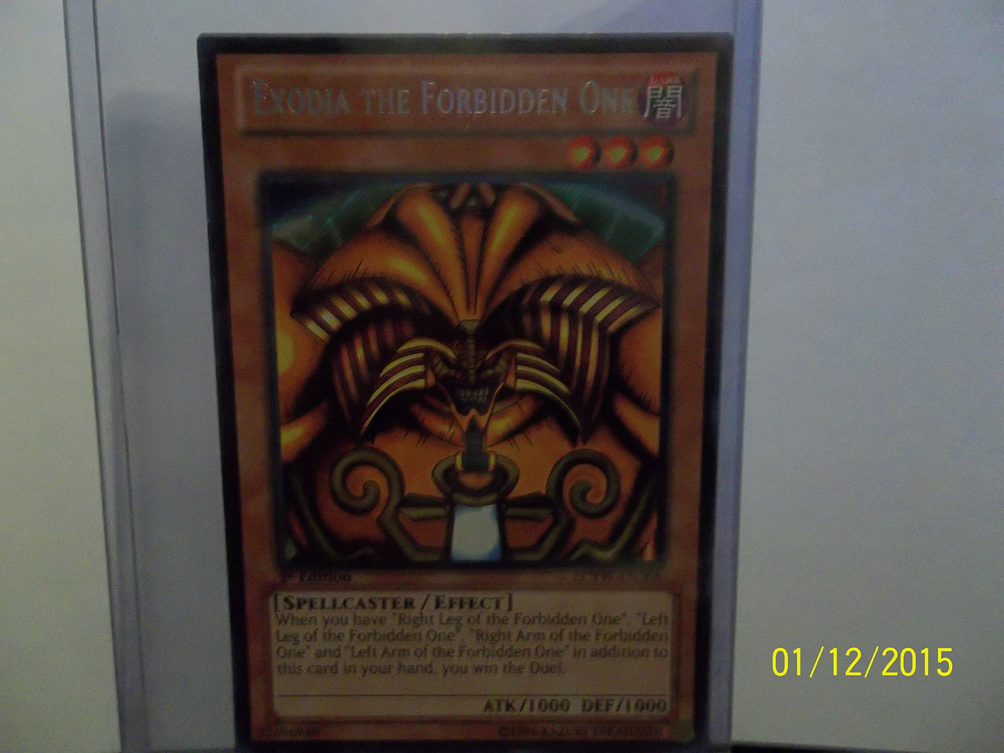 Yu-Gi-Oh! - Exodia The Forbidden One (Mc1-En001) - Master Collection Volume 1 - Limited Edition - Secret Rare
