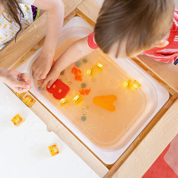 Glo Pals X Daniel Tiger'S Neighborhood Water-Activated Light-Up Cubes For Sensory Play (Cubes Only)