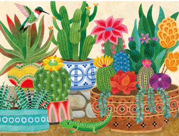 Ceaco - Succulents Collection - Stephanie'S Succulents - 300 Piece Oversized Jigsaw Puzzle