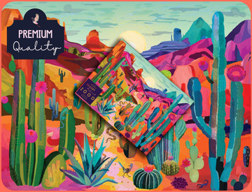 Elena Essex 2000 Piece Puzzle - Desert Hideout 2000 Piece Puzzle for mature-themeds Puzzles for mature-themeds Cool Cactus National Parks Size 39x30 inches