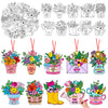 JAPBOR Chinese New Year Craft for Kids - 83pcs 2026 Lunar New Year Horse Party Favors Coloring Kit, Color Your Own DIY Spring Fe