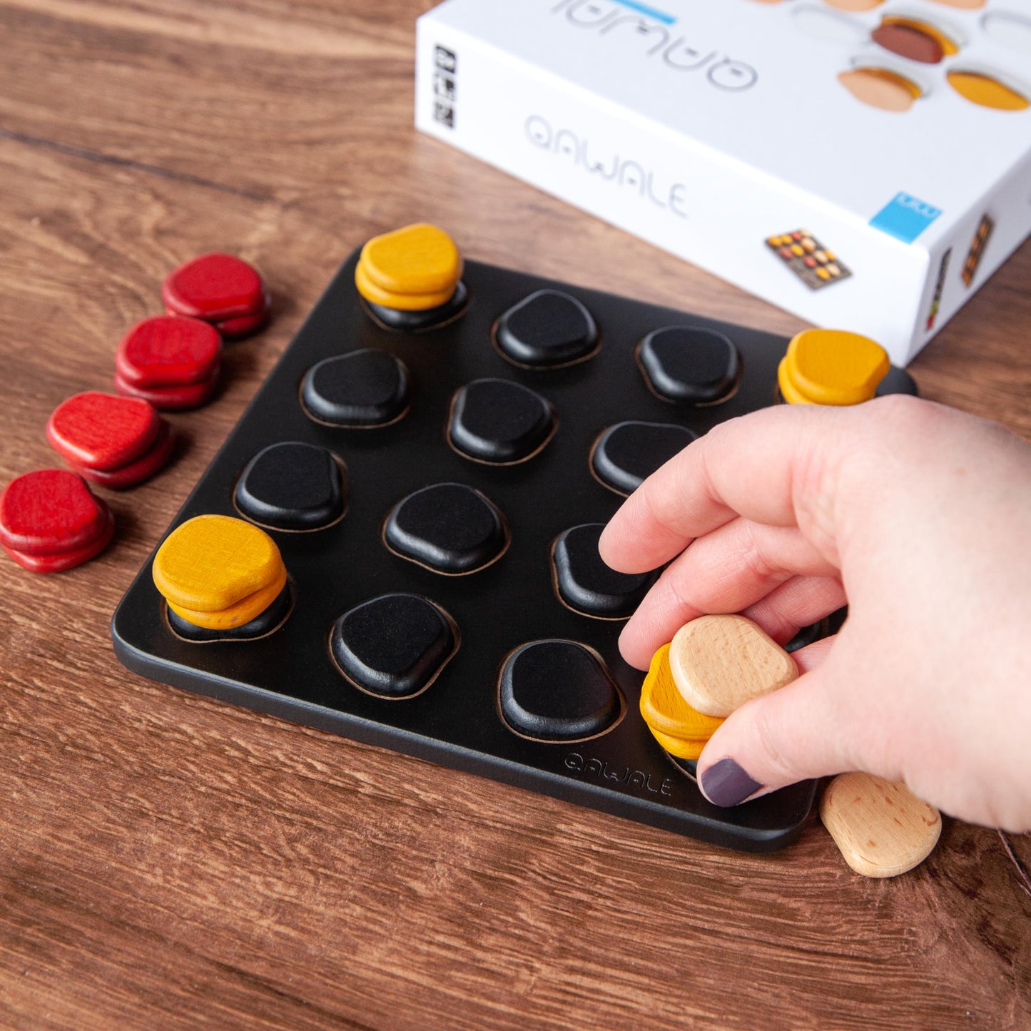 Qawale Mini| Travel Friendly Strategy Game | Fun For Family Game Night | Ages 8+ | 2 Players | 15 Minutes