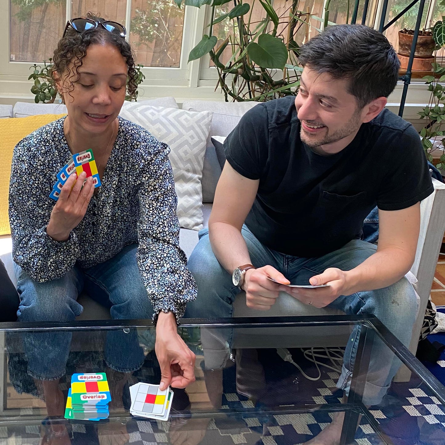 Niche Nation Games Overlap A Deceptively Simple Strategy Game - Mensa Award Winning Card Game - 2 Player Game Or Up To 8 Players