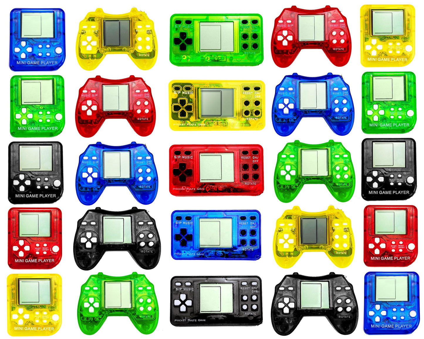 Video Game Party Favors, Video Game Keychain, Birthday Gaming Party Gifts, Mini Game Console For Kids Classroom Prizes, Goodies