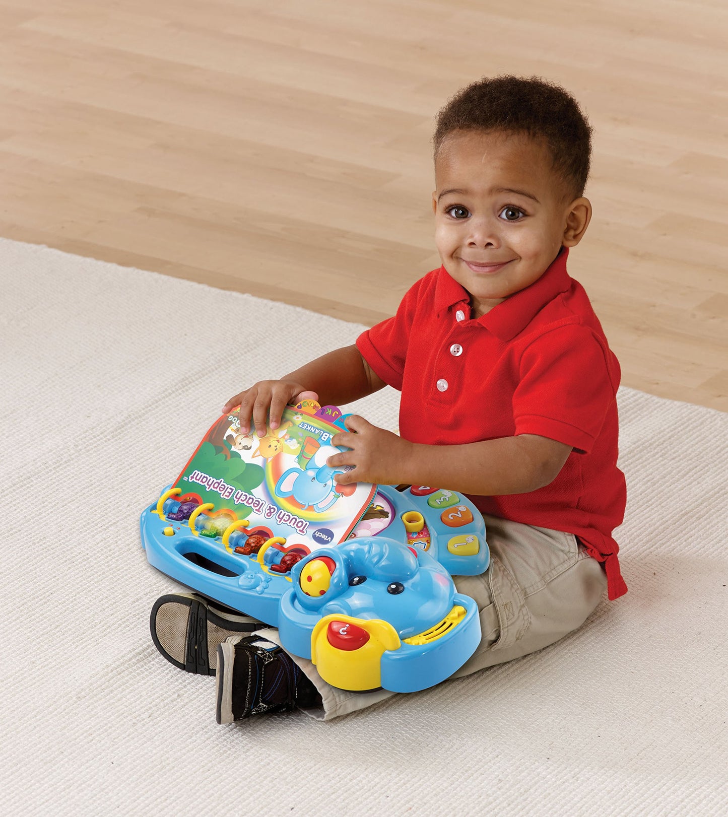Vtech Touch And Teach Elephant Book , Blue