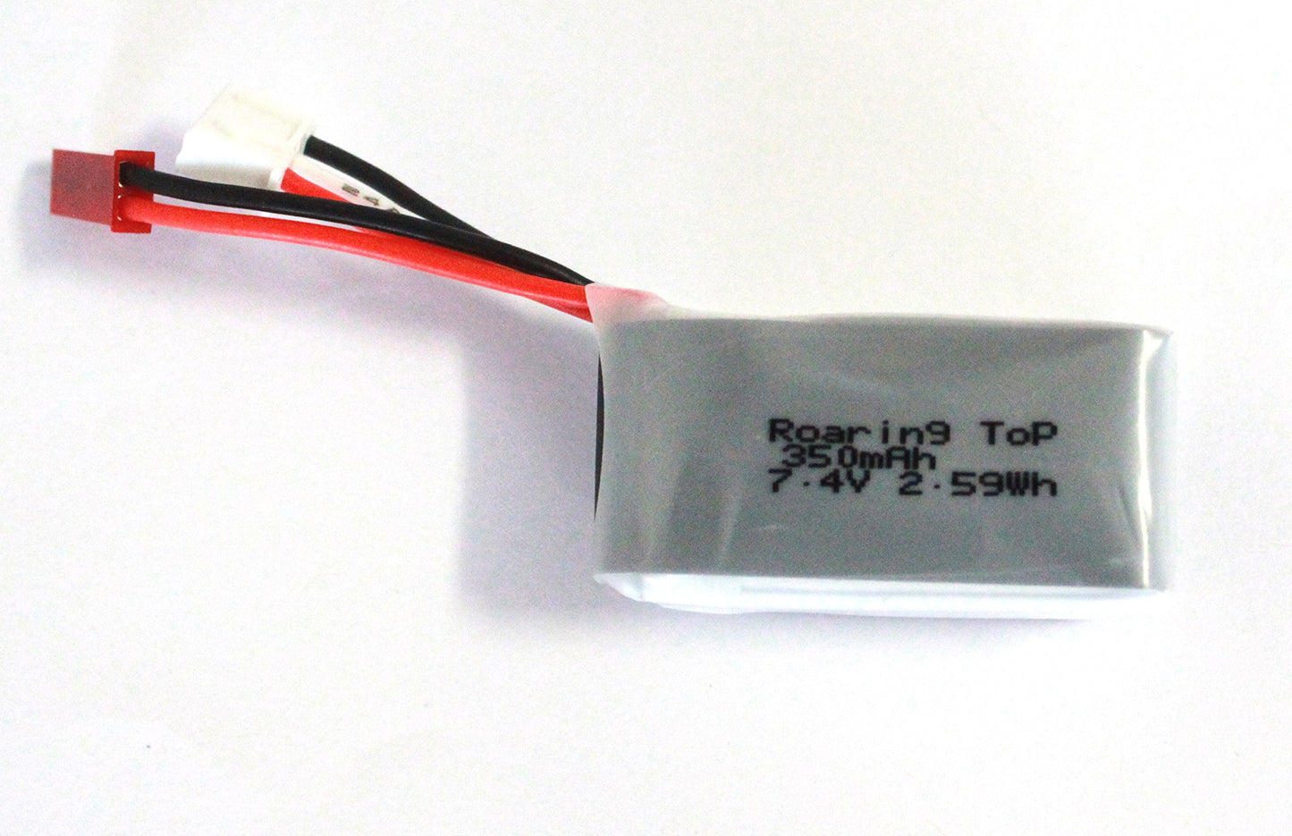 RoaringTop LiPo Battery Pack 25C 350mAh 2S 7.4V with JST Plug Soft Case for RC Car Boat Truck Heli Airplane(1 Pack)