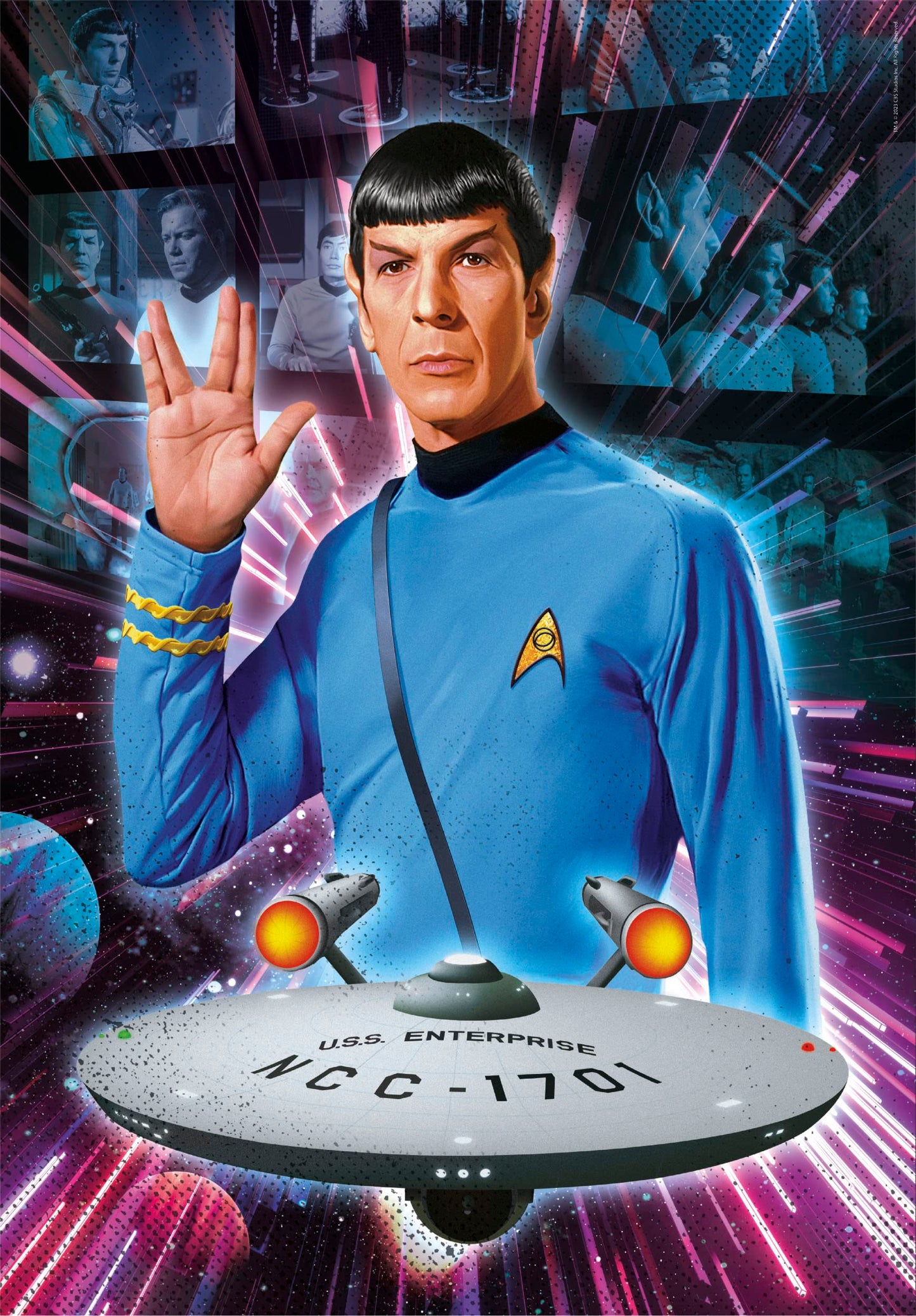 Clementoni - Star Trek - Cult Movie - Collection Puzzle Of 500 Pieces - Patience And Thinking Game - Portrait Size - Net Image -