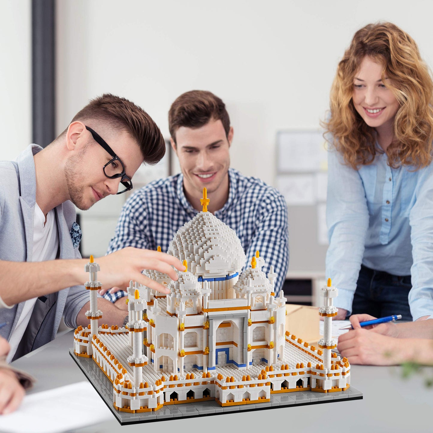Cozymass 3950Pcs Architecture And Collection Micro Building Blocks Set Taj Mahal Modle Kit Toy Present For Adults And Kids Ages