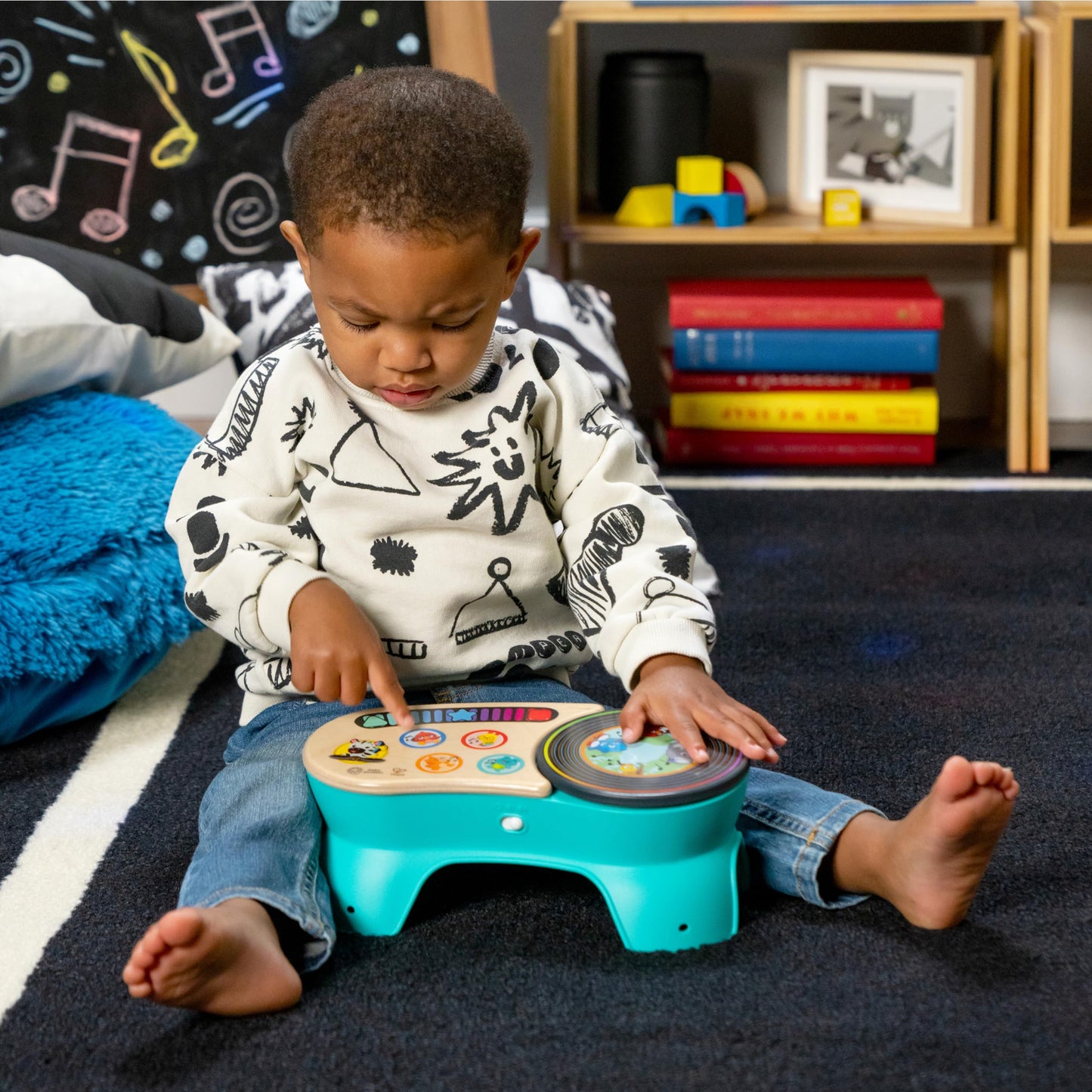 Baby Einstein Hape DJ Discovery Musical Toy Turntable, Colorful, Ages 6 Months+, 1 Count, Fun & Engaging Learning Experience
