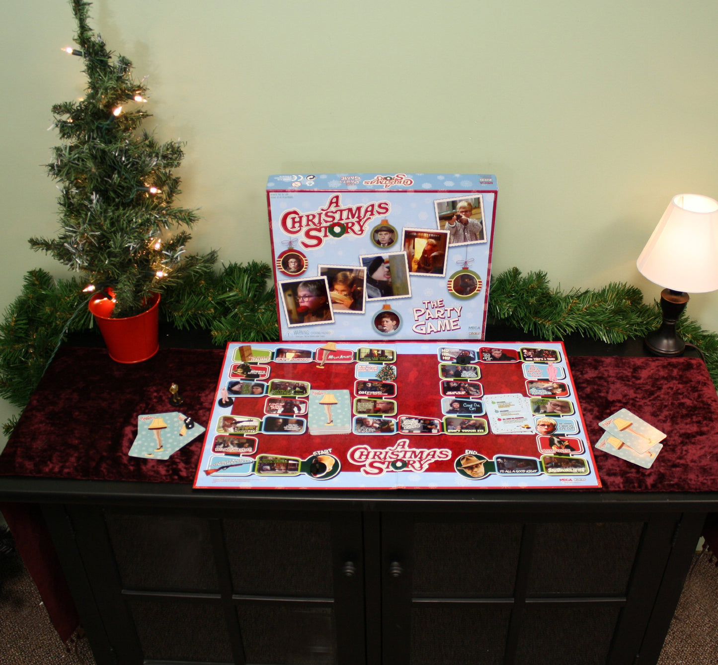 NECA Christmas Story Party Game Board Game - One Size, Plastic, As Shown, Model 70144