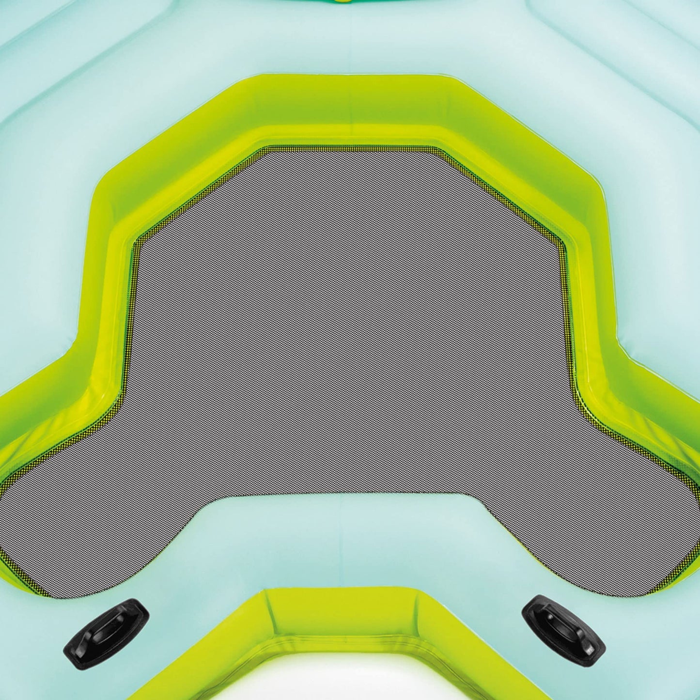 Intex Seascape Inflatable Island Float Ultimate Water Hangout Lounge With Built In Cooler Area, Cup Holder, And Oversized Backrests